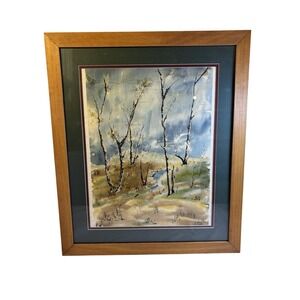 Framed Watercolor Painting Jim McEvoy,‎ Landscape